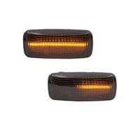 KIFWGIH Indicatori Direzione laterali LED Posizione Laterale LED Dinamica Indicatore Direzione Per Jeep Per Patriot Per Compass Per Commander Per Liberty 2006 2007 2008 2009 2010-2017(Smoked Dynamic)