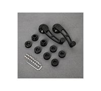 KIFWGIH Per 1 Set Universale Per Auto In Alluminio Manuale Per Porte E Finestre Avvolgitore Manovella Riser Sostituzione Vetro Finestra Maniglia Più Vicina Alzacristallo Elettrico(BLACK2)