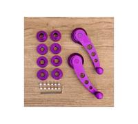 KIFWGIH Per 1 Set Universale Per Auto In Alluminio Manuale Per Porte E Finestre Avvolgitore Manovella Riser Sostituzione Vetro Finestra Maniglia Più Vicina Alzacristallo Elettrico(Viola)