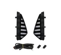 KIFWGIH Per Nissan Per Sentra Per Sylphy 2023 2024 Luci Diurne A LED DRL Indicatori Direzione Fendinebbia Luci Diurne 3 Colori Accessori Per Auto 12V Fendinebbia Auto Faretti