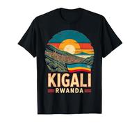 Kigali Ruanda Vivid Scene Viaggio Souvenir Maglietta