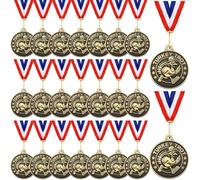 Kigeli Medaglie di tacchino con tacchino da 5,1 cm, premio d'oro per tacchini, con nastro, per la ciotola del trotto del Ringraziamento, eventi festivi della comunità, premi per la giornata dello