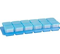 Kigima Mini-Contenitore da Freezer 3,5x3,5x3,3 cm (0,03l (12 Pz) e Supporto (1 Pz))