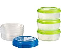 Kigima Scatola freschezza contenitore congelatore 1 l Set di 6 tondi blu e verde