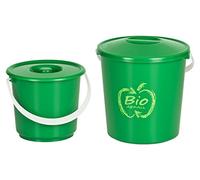 Kigima Secchio per organico secchio per rifiuti organici secchio per compostaggio (2,7l e 5l (ogni 1 Pz))