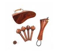 KIHENE 1 set stile barocco 4/4 violino accessori in palissandro parti raccordi, cordiera + piroli + puntali + mentoniera/supporto for il mento (Color : Model 1)