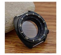 KIHENE Mod Nero Compatibile for Seiko 6105 Custodia Trasparente Compatibile for Abalone Turtle Watch NH35 NH36 4R Japan Movement Orologio Da Uomo Subacqueo Di Ricambio Custodie going (Color : O, Siz