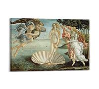 KIHENE Sandro Botticelli Paintings Artworks - La nascita di Venere - Poster su tela e decorazione da parete moderna per camera da letto, 30 x 45 cm