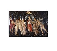 KIHENE Sandro Botticelli Paintings Artworks - (Primavera) Poster Stanza Estetica Stampa Art Pittura Parete Regali Moderna Camera Da Letto Decor 60 x 90 cm