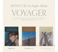 KIHYUN MONSTA X 1° album singolo VOYAGER versione casuale CD + libro + P.Card...