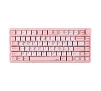 KiiBoom Moonshadow V2 - Tastiera meccanica programmabile al 75% in alluminio, BT5.0/2.4 GHz/USB-C Hot Swappable Creamy Keyboard, pulsante, batteria 4000 mAh (rosa)
