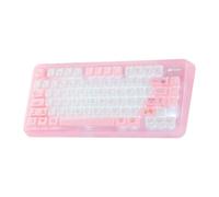 KiiBoom Phantom81 Lite 75% Guarnizione Tastiera Meccanica, QMK&VIA Programmabile, 3 Modalità Wireless Gaming Tastiera, Retroilluminazione RGB, Custodia ABS + Tecnologia UV, Hot-Swap per Windows/Mac