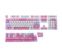 KiiBoom X Elyxirine Digital Dreams: Set di tasti Y2K pastello, 144 tasti | Copritasti in PBT per tastiera meccanica, compatibili con ANSI/ISO, 60%, 65%, 75%, TKL, layout full-size (profilo MOA)