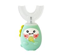 Kiids U - Spazzolino elettrico a forma di bambino, strumento portatile per la pulizia dei denti | Spazzolino da denti elettrico a forma di U con 3 modalità e timer | Kiids U Spazzolino da denti per