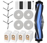 KiimSin 16 Pezzi Ricambio per Lefant M3 Gen2 /M3/M3 Max/ M3 Ultra Aspirapolvere Accessori,1 Spazzola Principale,4 Panni,4 Sacchetti per polvere,2 HEPA Filtri,4 Spazzole laterale