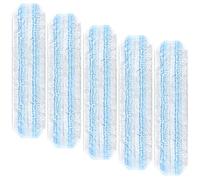 KiimSin 5 pezzi Panni per mocio di accessori per Vileda H2PrO, per O-Cedar H2PrO Flat Mop Ricambio, lavabili in lavatrice e riutilizzabili, parti di ricambio di panni in microfibra per mocio