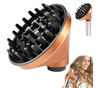 KiimSin Diffusore per Dyson Airwrap Styler HS01 HS05 Accessori, Diffusore convertibile per Airwrap Styler in un asciugacapelli (oro)