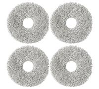 KiimSin Set di 4 panni per aspirapolvere iRobot Roomba Plus 405 Combo Robot +, Plus 505 Combo Robot + aspirapolvere robot, panno in microfibra