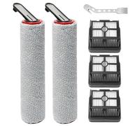 KiimSin Spazzole rullo accessori per Dreame H15 Mix /H12 Pro FlexiReach / H15 Pro Parti di ricambio aspirapolvere umido e secco, 2 spazzole rullo + 3 Filtro + 1spazzole