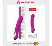 Kiiroo vibratore teledildonico pearl 2 silicone viola connessione app smartphone