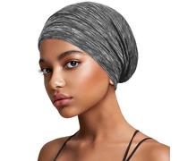 Kiiwah Cappello da Notte, Unisex Cuffia Seta Capelli Notte con Elastico Regolabile Morbido Cuffia Capelli Notte con Fodera in Raso Bonnet Seta Ricci per Donne e Uomini