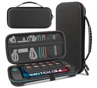 Kiiwah Custodia per Nintendo Switch 2 2025, Cover Custodia Rigida Protettiva Case con 10 Slot per Schede di Gioco, Custodia da Viaggio Portatile per Switch 2 Console e Accessori (Nero)
