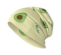 KIJ Avocado Verde, Cuffia da Notte, Copricapo Chemioterapia, Berretto Morbido, Berretto da Corsa Morbido e Leggero per Uomo e Donna