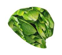 KIJ Lattuga Romana Fresca, Cuffia da Notte, Copricapo Chemioterapia, Berretto Morbido, Berretto da Corsa Morbido e Leggero per Uomo e Donna