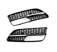 KIJKDSR Accessori Auto Per A-udi A3 Hatchback 2013 2014 2015 2016 Auto Fendinebbia Anteriore Griglia Di Copertura A Nido D'ape Fendinebbia Griglia(Chrome Sliver)