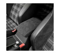 KIJKDSR Auto Bracciolo Scatola Portaoggetti Auto Borsa Portaoggetti Console Centrale Organizzatore Supporto Copertura Vano Portaoggetti Vassoio per Bracciolo per VW per Golf 7 2014-2020 (White Line)