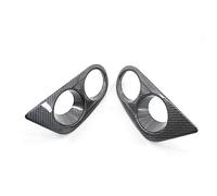 KIJKDSR Auto Paraurti Anteriore Della Luce Di Nebbia Telaio Della Lampada Coperture Griglia Paralume Per B&MW E46 M3 2001 2002 2003 2004 2005 2006 Accessori Auto(Carbon fiber pattern)