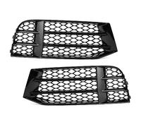 KIJKDSR Per A-udi A5 S5 RS5 2008 2009 2010 2011 2012 2013 2014 2015 2016 Auto Anteriore Fendinebbia Griglie Fendinebbia A Nido D'ape Griglia Di Copertura Trim
