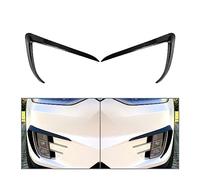 KIJKDSR Per T&esla Per Modello X 2015 2016 2017 2018 2019 2020 Auto Anteriore Fendinebbia Lampada Sopracciglio Copertura Trim Accessori Decorativi(Carbon fiber pattern)