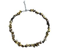 KIJSKKOPO Collana Girocollo In Pietra Naturale Da Donna, Collana Con Perline Di Pietra Di Ghiaia Irregolare Ametista Reiki, Energia, Cristallo, Preziosa, Collane Boho, Regalo Per Donna E Sua Madre,