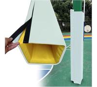 KIJyfgTR Basketball Post Protector all-Weather(White H 5ft,10x10cm)