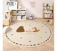 KIJyfgTR Le sedie for computer e i cuscini for sedie da gioco sono adatti for l'uso sui pavimenti sia delle case che degli uffici(Fox,140 * 140cm)