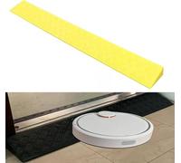 KIJyfgTR Threshold Ramp, Wheelchair Entry, Non Slip Bathroom Tiles, Threshold Transition Strip(Yellow,4 * 1cm/1.5 * 0.4in)