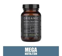 Kiki health Reishi & Maitake Fungo Estratto 60 Capsule Veg Aumenta Immunità