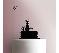 Kiki?s Delivery Service JiJi- Topper per torta in acrilico, larghezza 17,8 cm, arancione