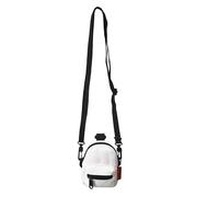 KIKIATA Mini borsa alla moda con ciondolo, mini borsa a tracolla con allacciatura al collo, portamonete con ciondolo, piccolo portamonete, borsa a tracolla per donne e uomini, B-bianco, Taglia unica
