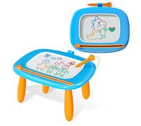 Kikidex Giocattoli per Bambini da 1 a 3 Anni,Lavagna Magnetica Bambini,Giocattolo per Bambine da 1 a 2 Anni, Lavagna Magica per dipingere,Giocattolo educativo per Bambini da 1 a 2 e 3 Anni - Blue