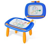 Kikidex Giocattolo per bambini da 1 a 3 anni,lavagna magnetica bambini,giocattolo per bambine da 1 a 2,lavagna magica per dipingere,giocattolo educativo per bambini,regalo di compleanno-Blu scuro