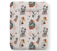 Kikido Materassino Fasciatoio 70x50 - Natura - Cuscino Fasciatoio Lavabile per Cambio Pannolino - Materasso Fasciatoio Neonato per Cassettiera 50x70 - Universale e Impermeabile