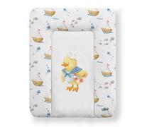 Kikido Materassino Fasciatoio 70x50 - Papera - Cuscino Fasciatoio Lavabile per Cambio Pannolino - Materasso Fasciatoio Neonato per Cassettiera Impermeabile 50x70 - Universale
