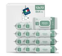 Kikido Salviette Neonato Talco con Aloe Vera 12 St
