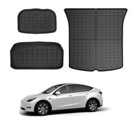 KIKIMO Tappetino portaoggetti e fodere per il carico Tesla Model Y, accessori Tesla Model Y, tappetino per bagagliaio per tutte le stagioni, tappetino posteriore impermeabile su misura per Tesla,