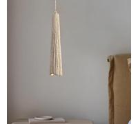 Kikioo Lampada a sospensione Wabi-Sabi Lampade a sospensione in cemento giapponese Lampadario a cono di personalità Ristorante B&B Bar Camera da letto singola Comodino Lampada a sospensione a soffitto