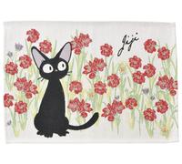 Kiki's Delivery Service Cloth Lunch Napkin Jiji Red Flowers Marushin