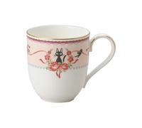 Kiki's Delivery Service Jiji Cat Noritake Bone China Mug Pink Tea Cup Ghibli