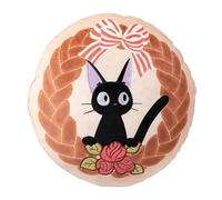 Kiki's Delivery Service Pillow Jiji Bread Wreath 35 x 35 cm